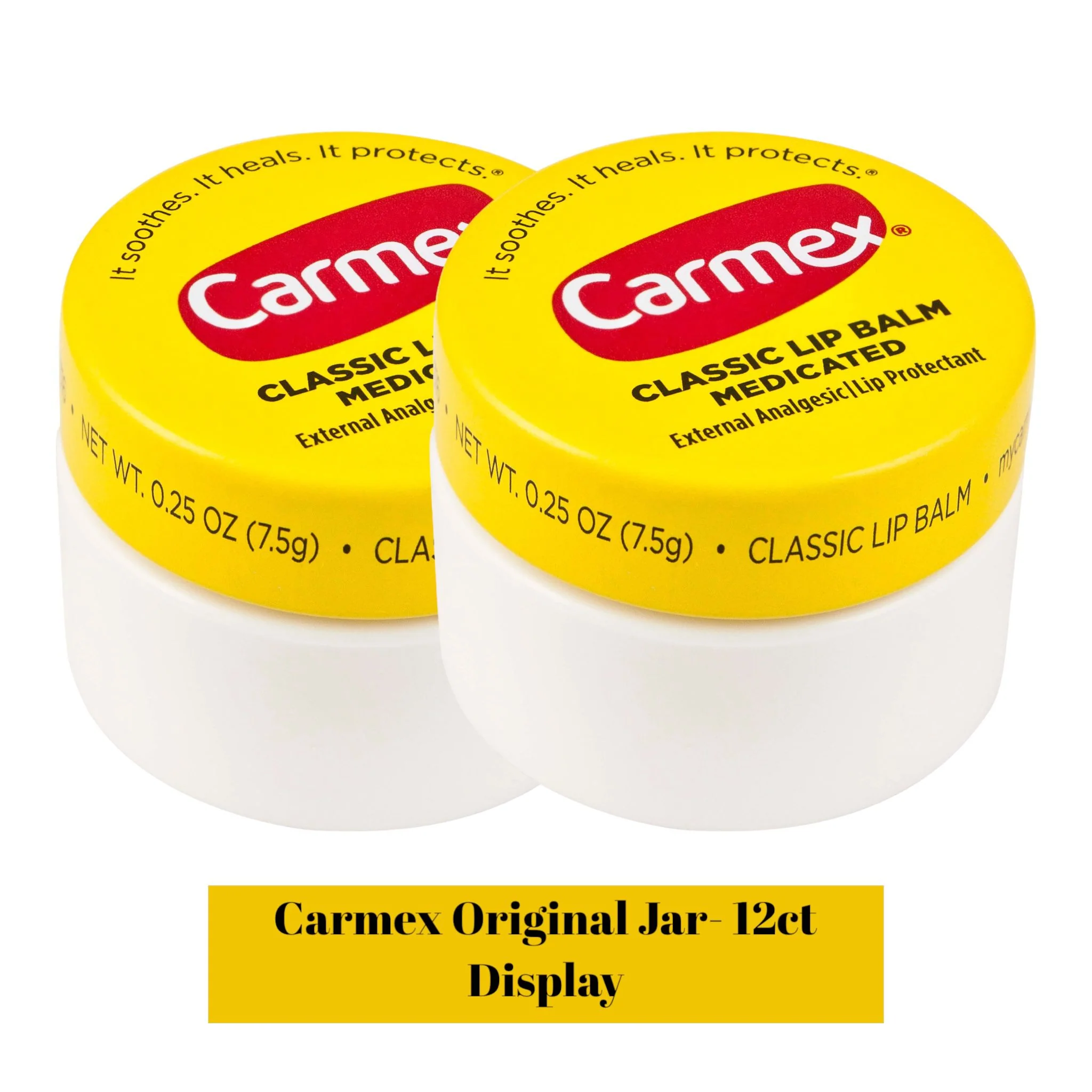 Carmex Lip Balm Jar 1pk Original- 12ct - Image 2