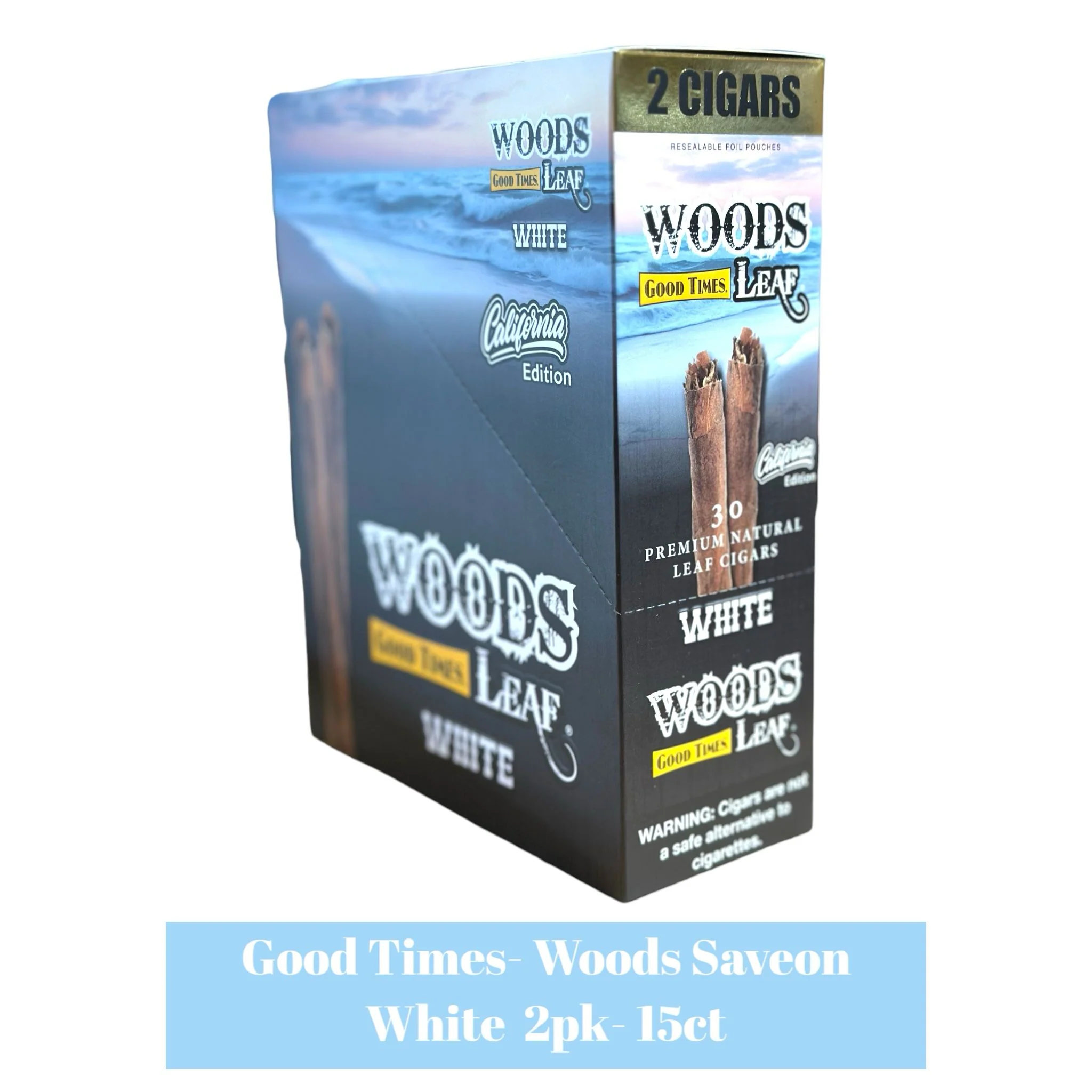 Good Times Woods Saveon Cigarillos Pouch 2pk Display- 15ct - Image 14