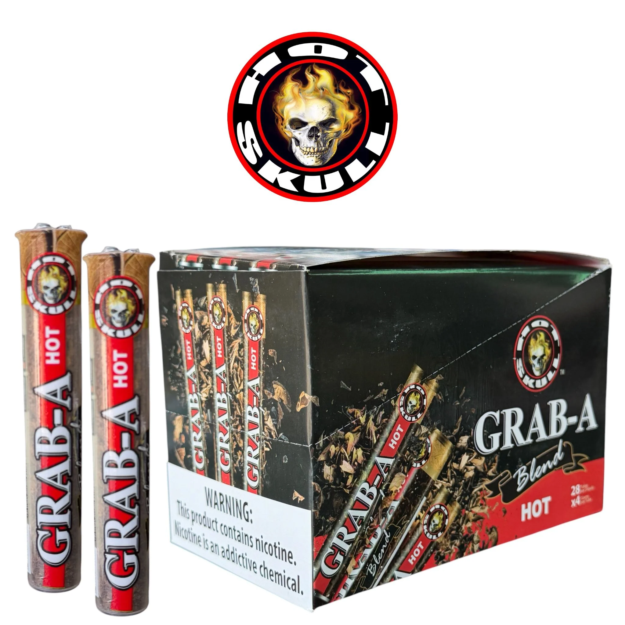 Hot Skull Grab-a Blend Tubes-28pk