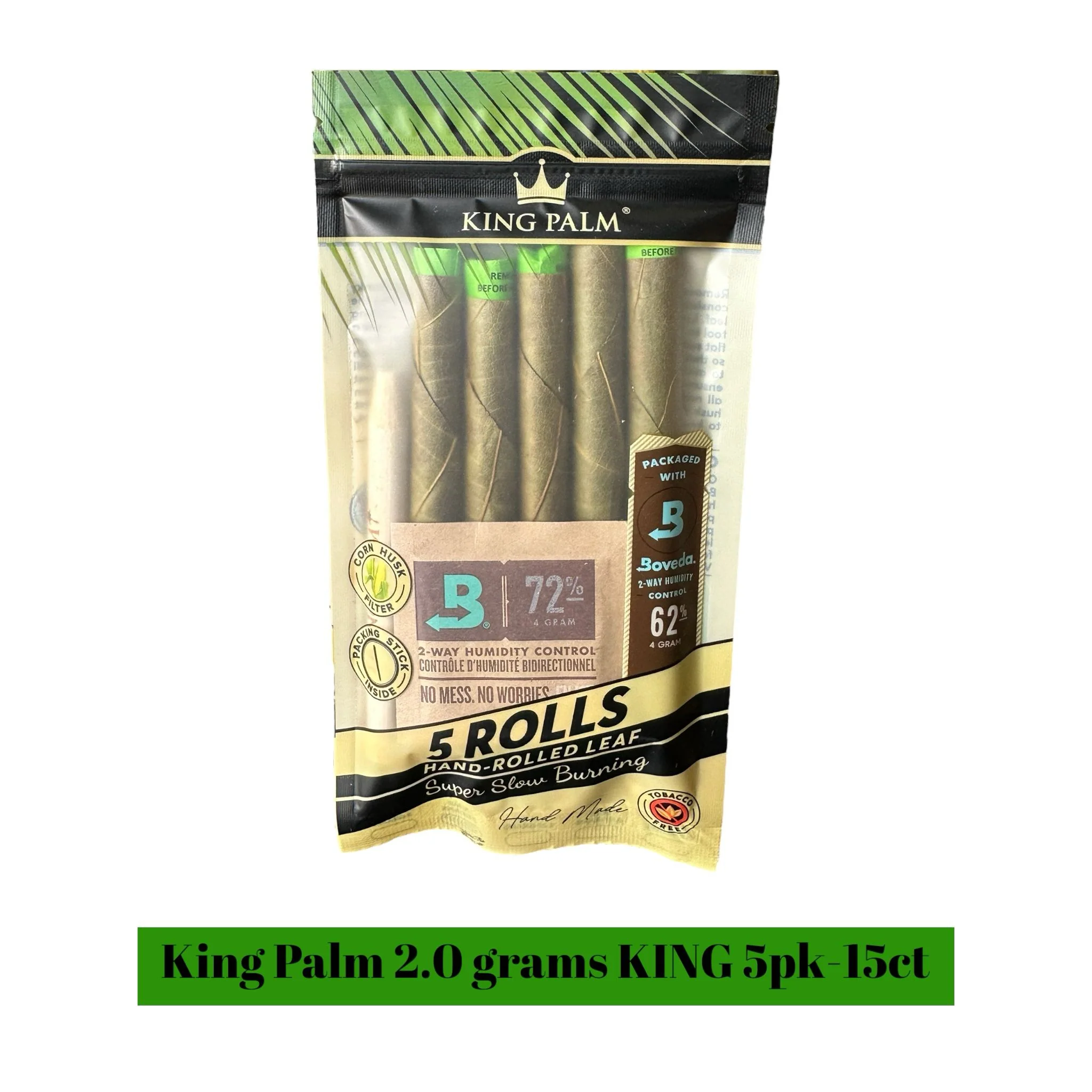 King Palm 2.0g King Rolls 5pk -15ct - Image 2