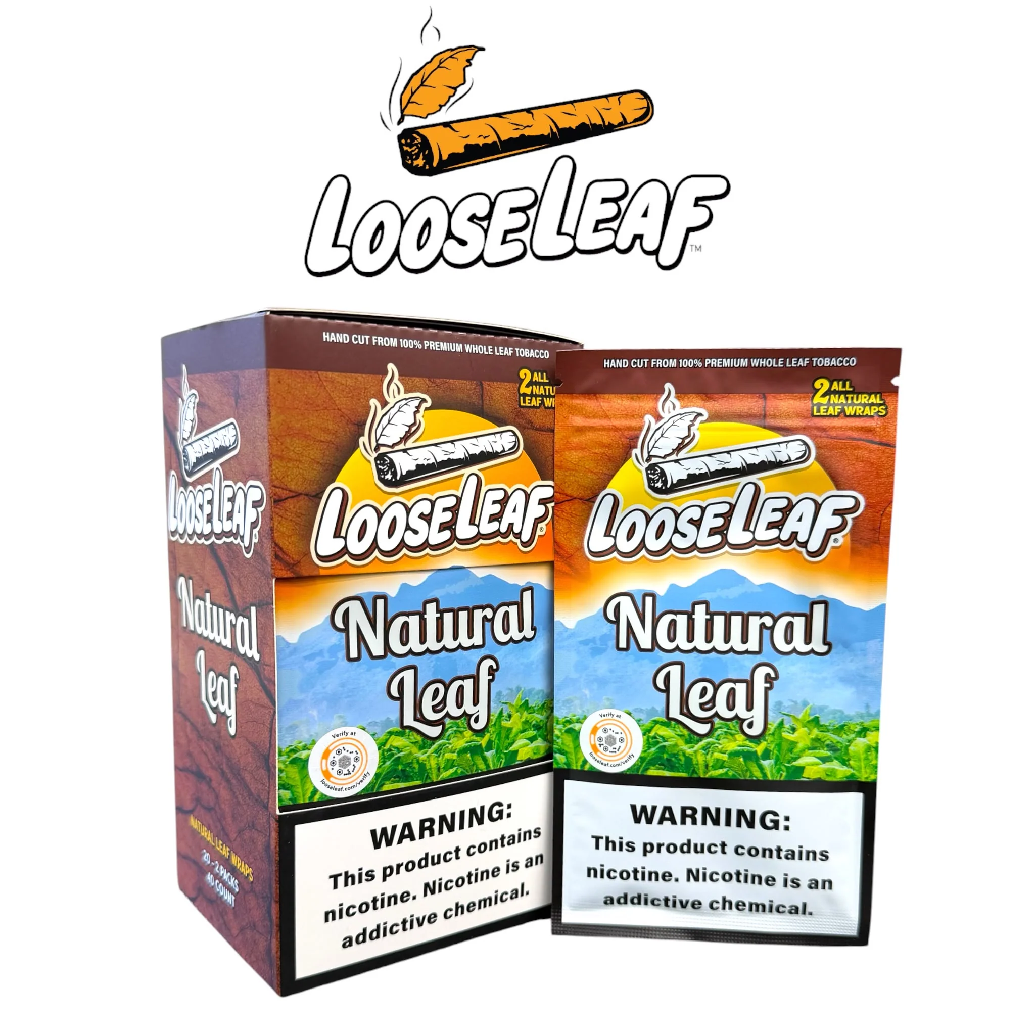 LooseLeaf-Natural Dark Leaf 2pk/NP