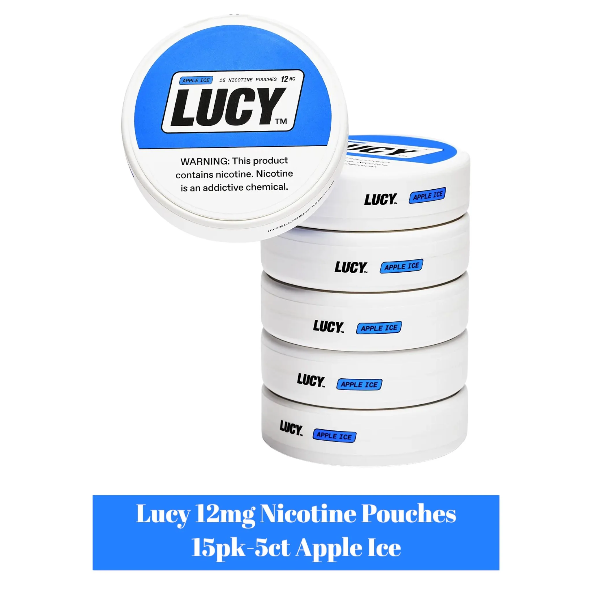 LUCY Nicotine Pouches 12mg 15pk -5ct - Image 2