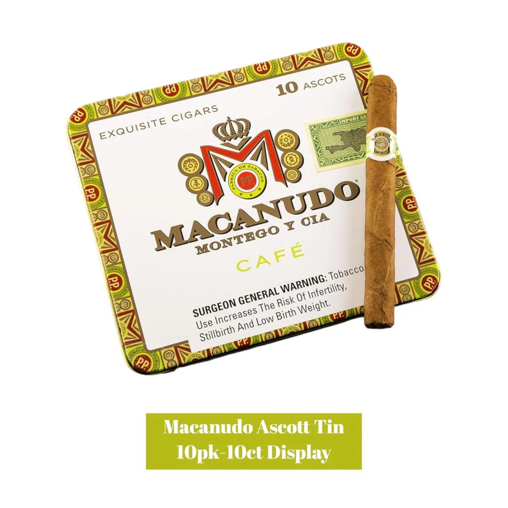 Macanudo Ascotts Tin 10pk- 10ct - Image 2