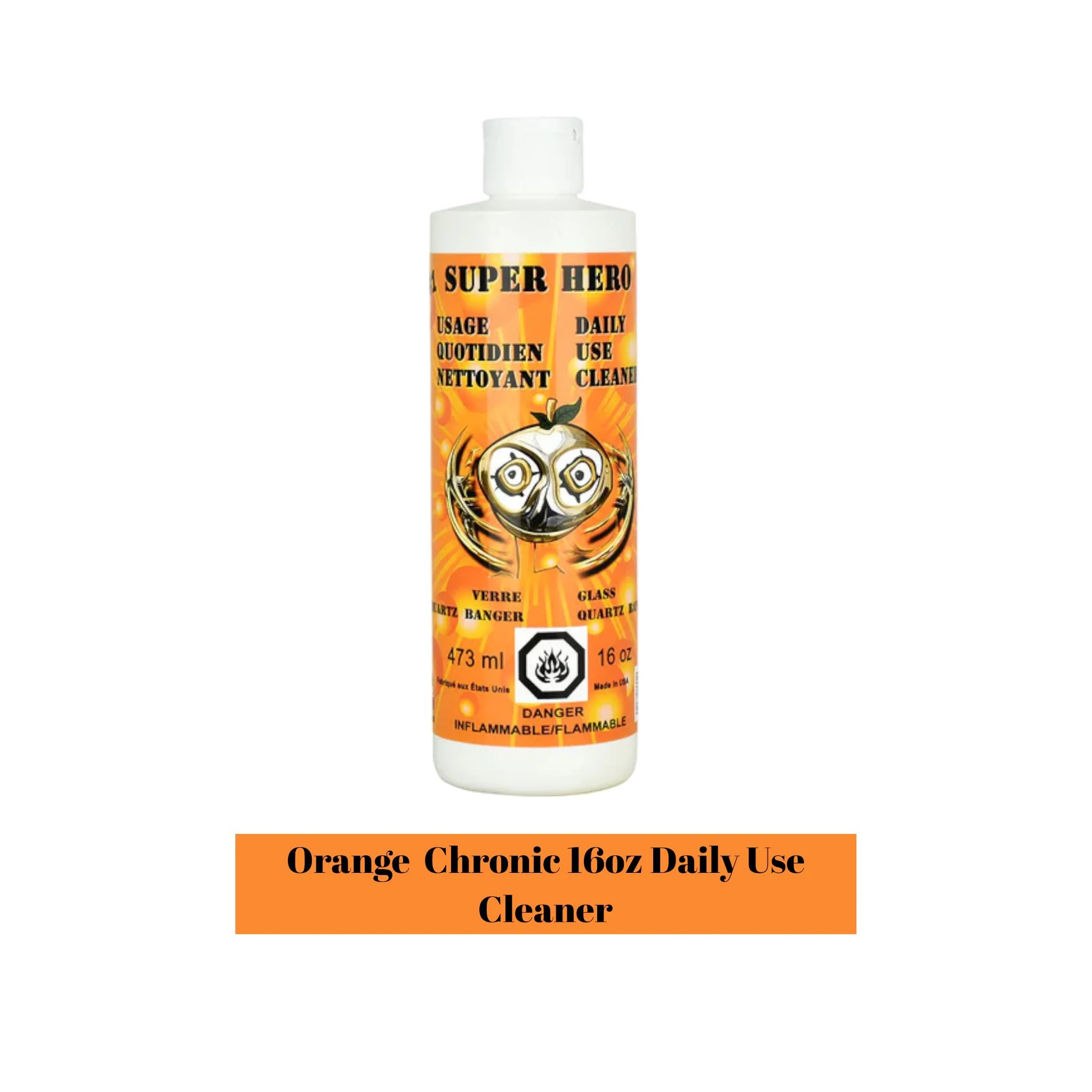 Orange Chronic SUPER HERO DAILY USE 16oz - Image 2