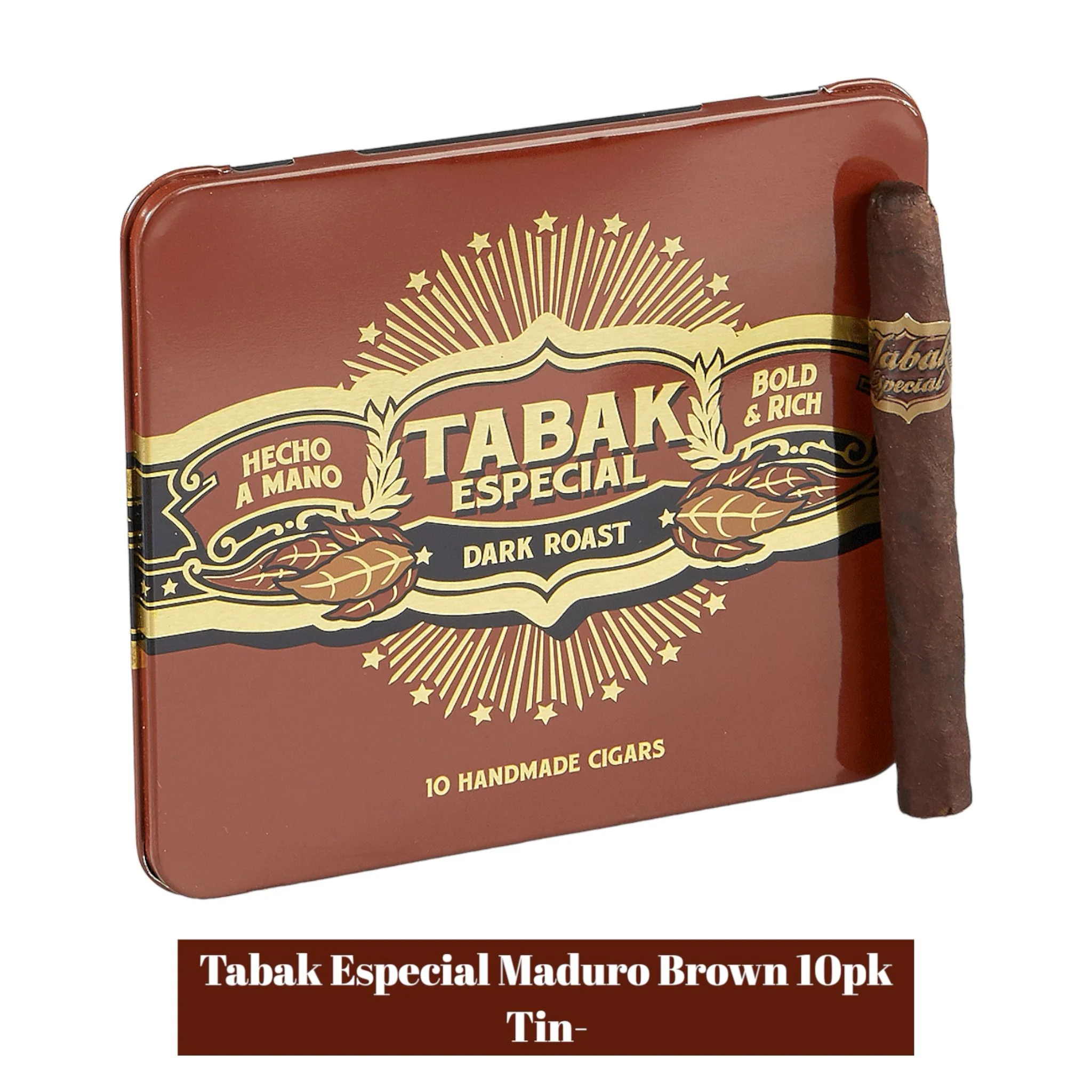 Tabak Especial Maduro Brown 10pk Tin-5ct - Image 2