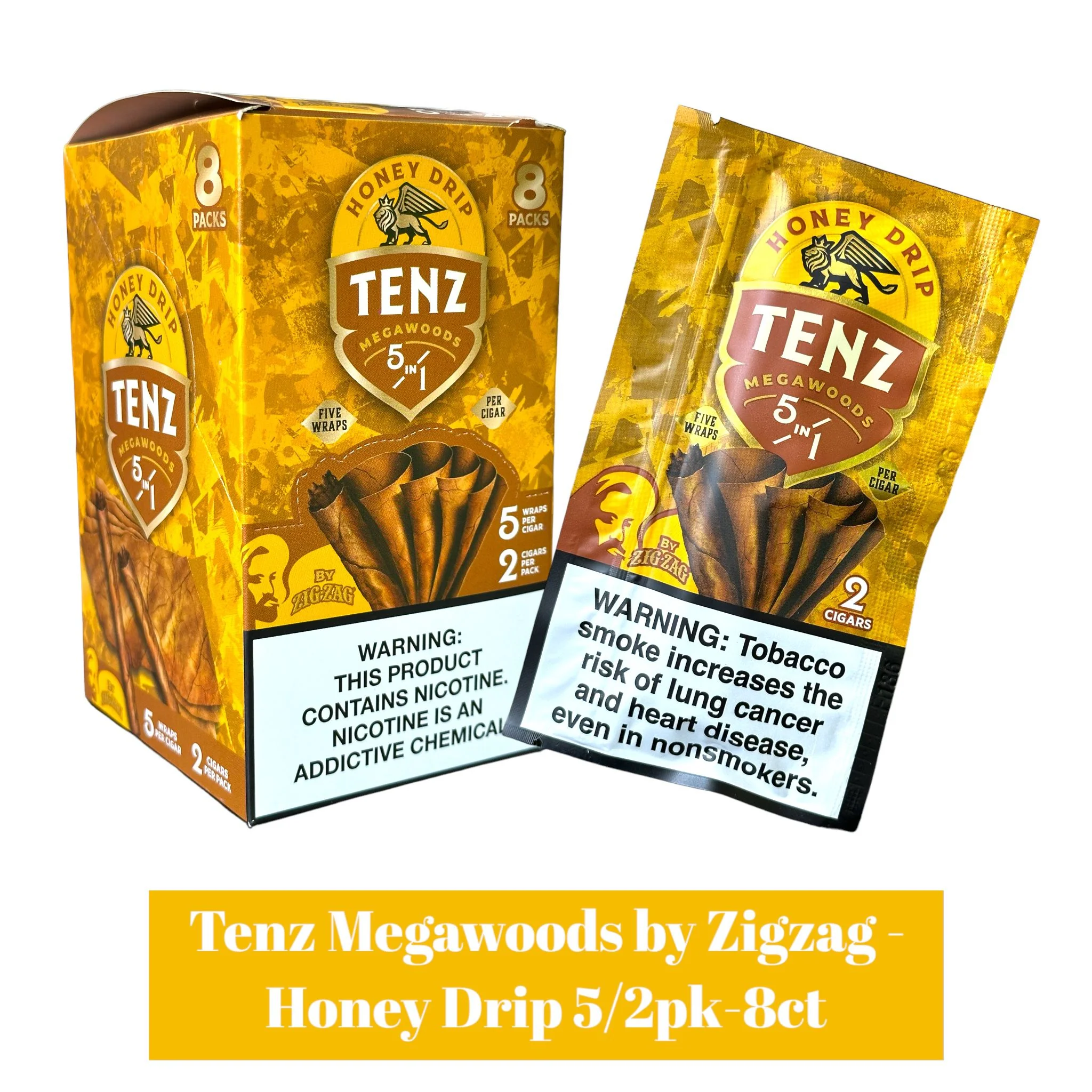 Tenz Megawoods By Zig Zag 5/2pk -8ct - Image 7