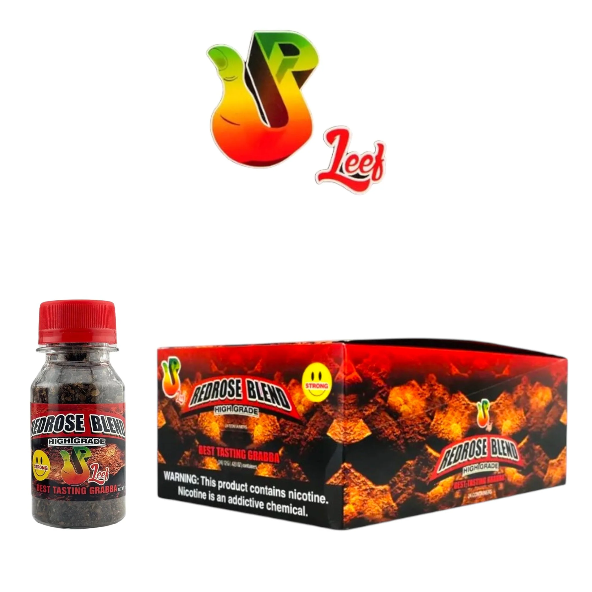 Up Leef Crush Tobacco Ruby Rose- 24ct